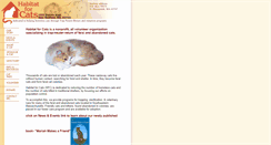 Desktop Screenshot of habitatforcats.org